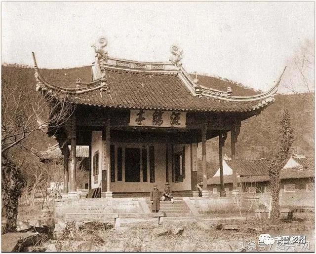 绍兴兰亭的御碑亭照片,绍兴古亭老照片