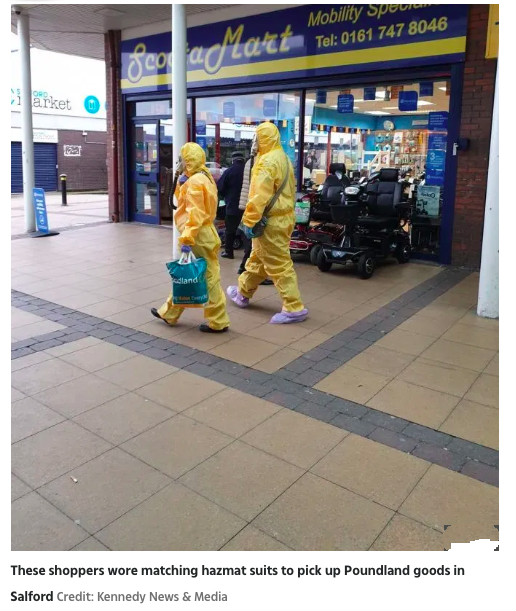 英国人开始慌了？口罩难求，男子超市购物戴上浮潜面罩和呼吸管