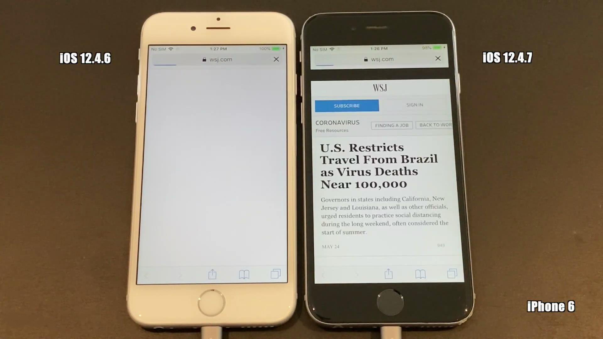 苹果5sios10.3.3对比ios12,ios12.4正式版续航怎么样