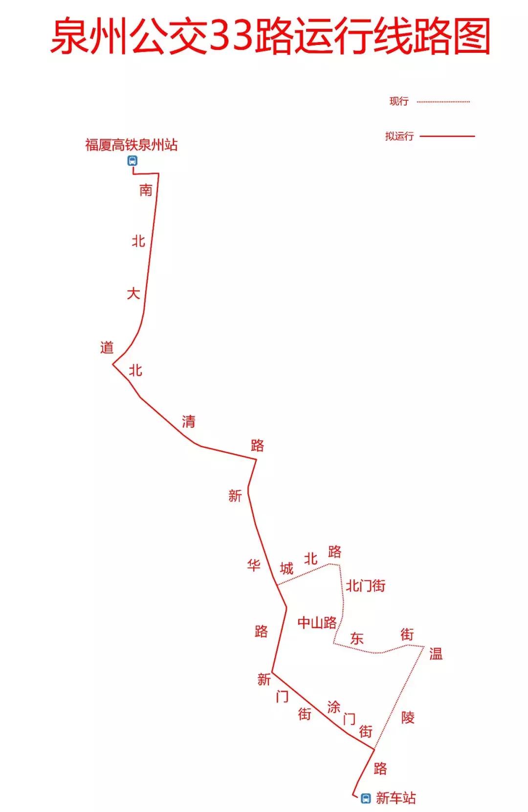 7月25日起，泉州公交33、37、39、301、305等5条线路进行调整