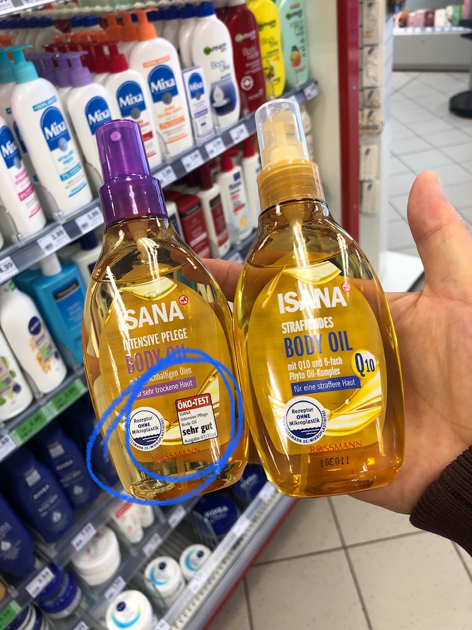 2.79欧元,便宜又好用的身体油推荐