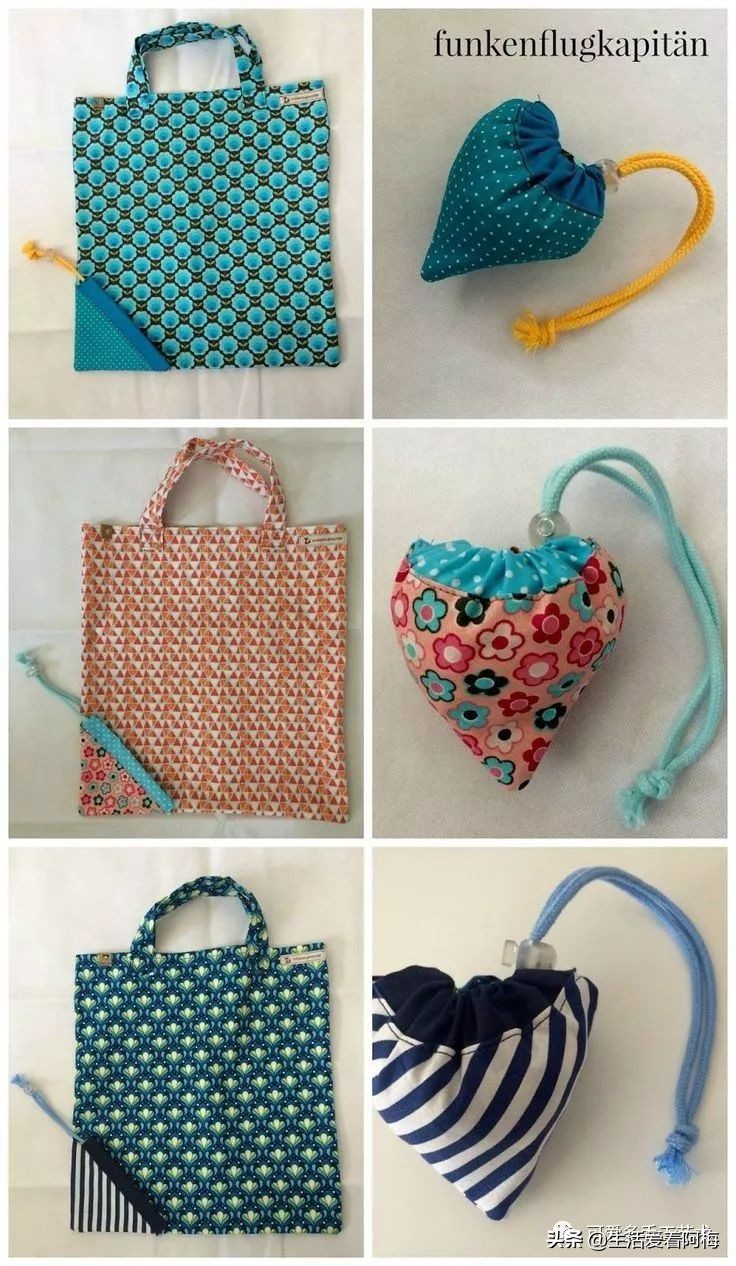 废旧衣服做的袋子,旧衣服做环保购物袋