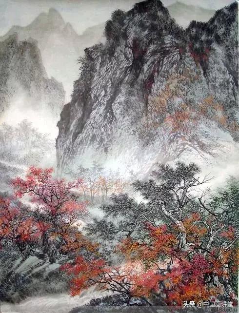 张利国画山水画欣赏,张富君山水画新作品图片