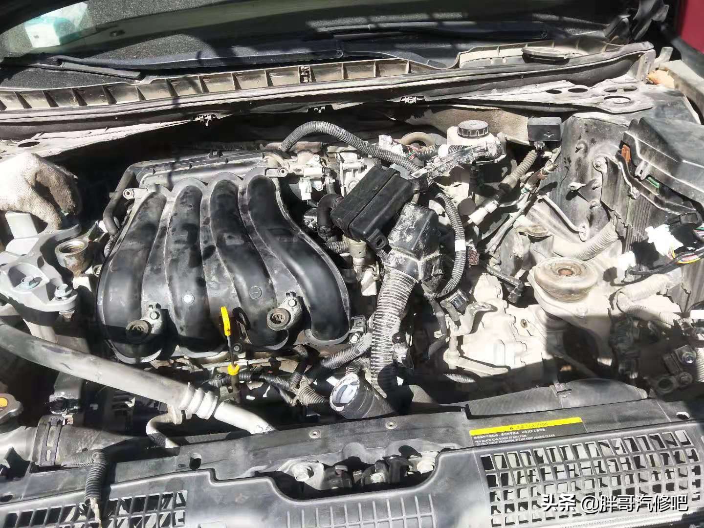 天籁2.0发动机大修,天籁2.3大修完发动机报正时故障