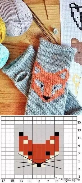 最新手套编织图冬,一线织到底的手套教程