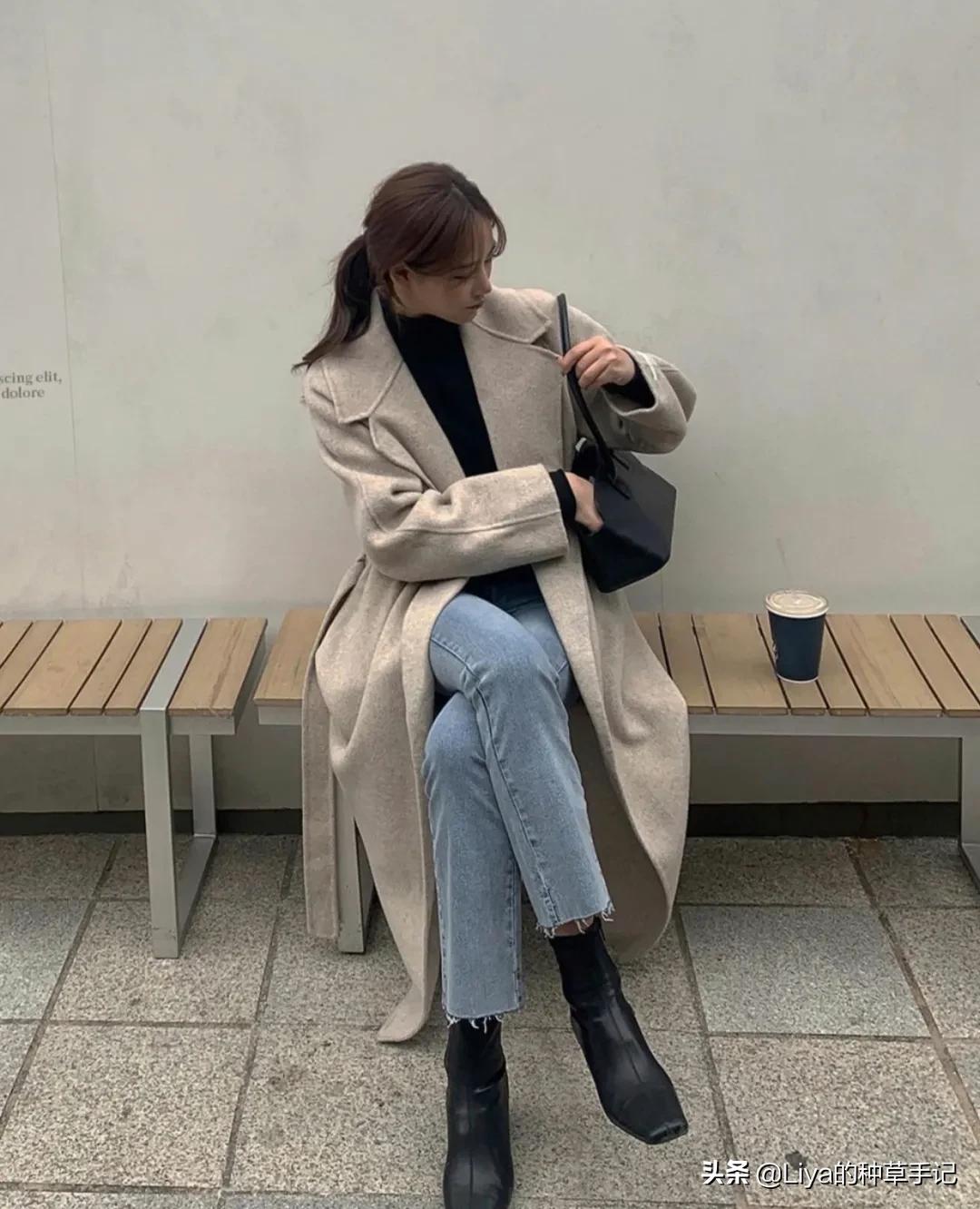 外套+小高领=今冬王炸组合