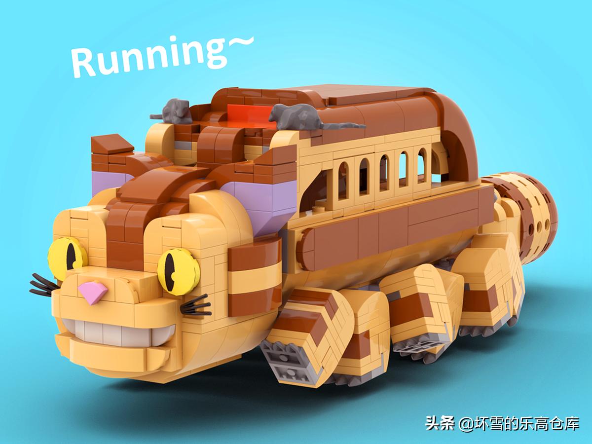 乐高宫崎骏系列,乐高积木搭建龙猫