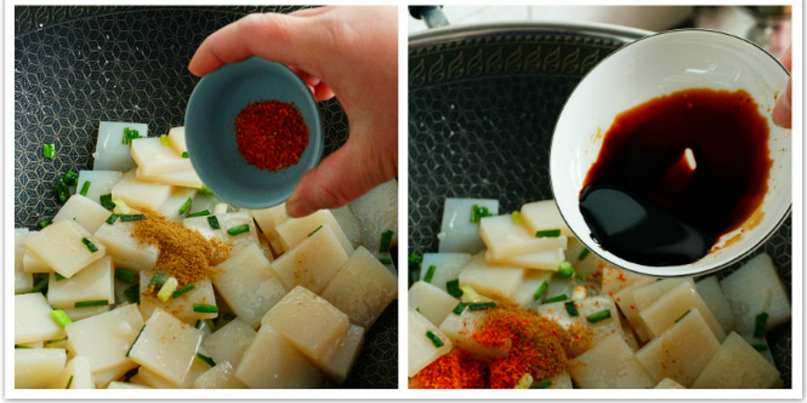 蒜炒凉粉的做法大全,想吃凉粉不用排队买了在家就能做