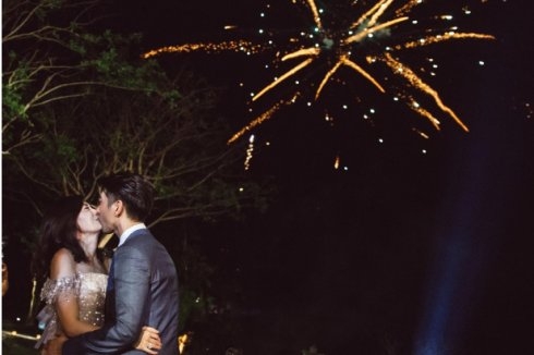 贾静雯补办婚纱照,巴厘岛复婚