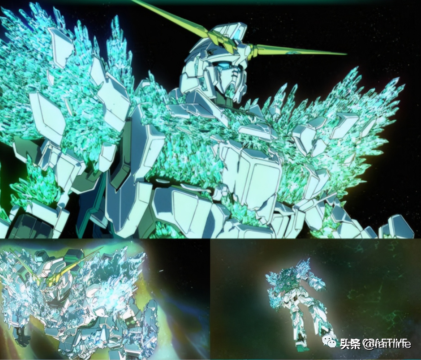 高达uc100独角兽模型开箱,高达ucrx-0