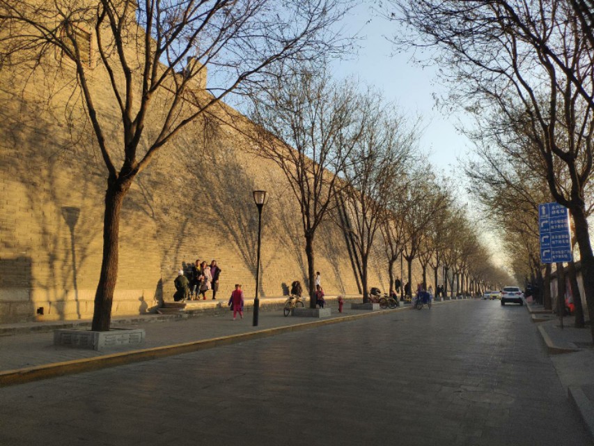 西安古城墙上的城门——朝阳门