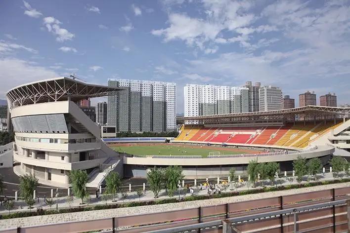 榆林职业技术学院体育馆鸟瞰图,榆林职业技术学院开幕式