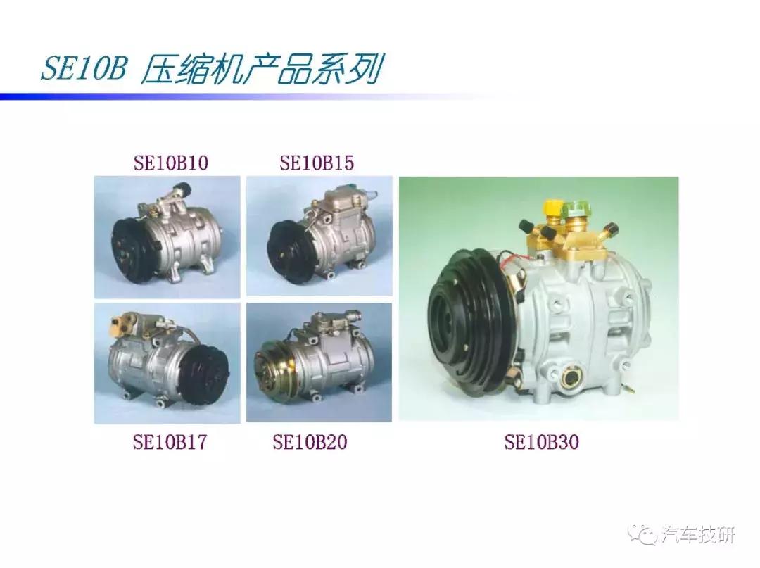 汽车空调压缩机内部构造视频,汽车空调压缩机结构图解大全