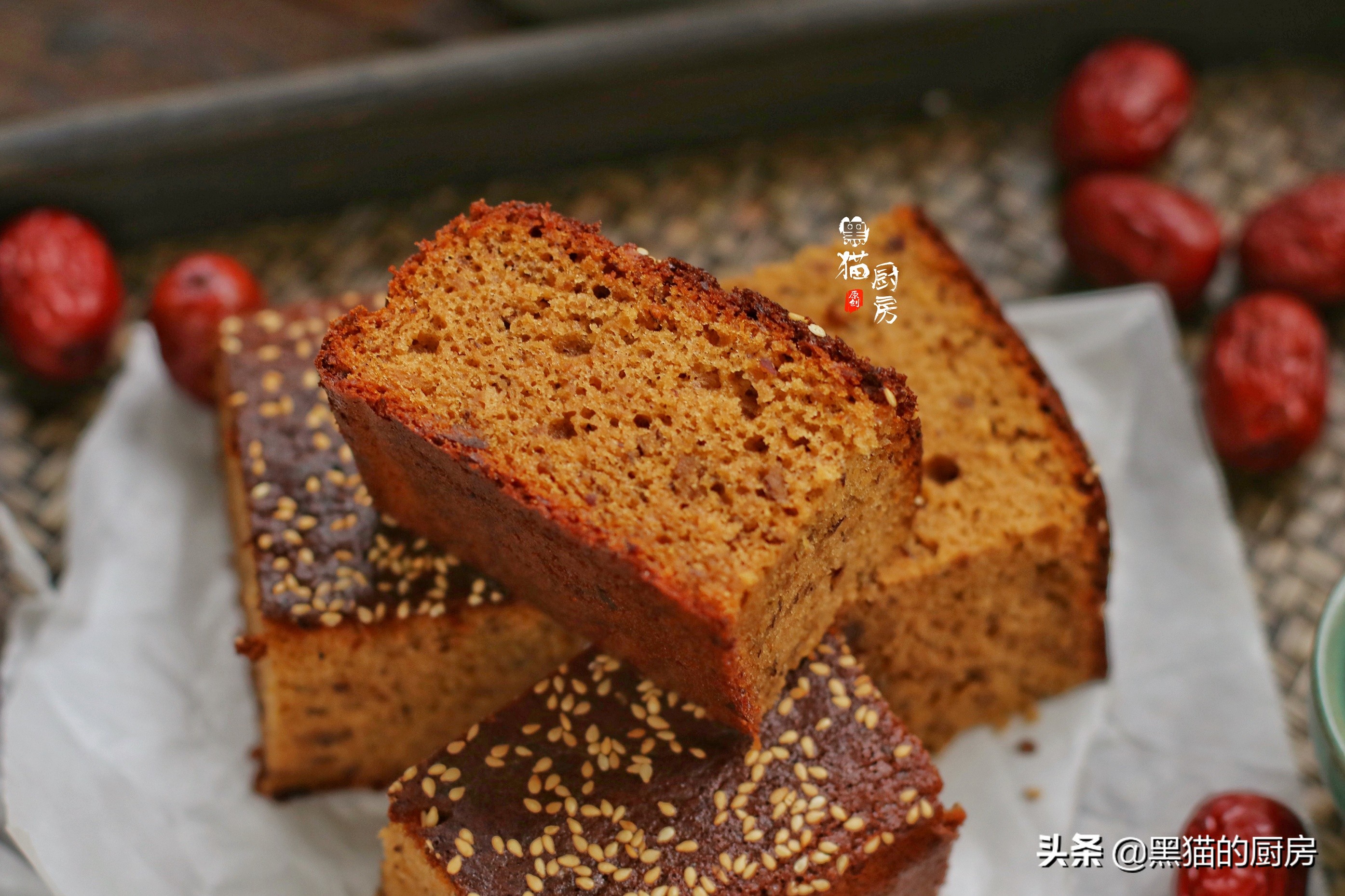 枣糕5个鸡蛋,用5个鸡蛋做的红糖枣糕教程