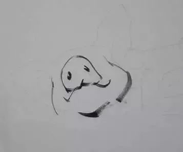 猪年国画：猪的绘画步骤