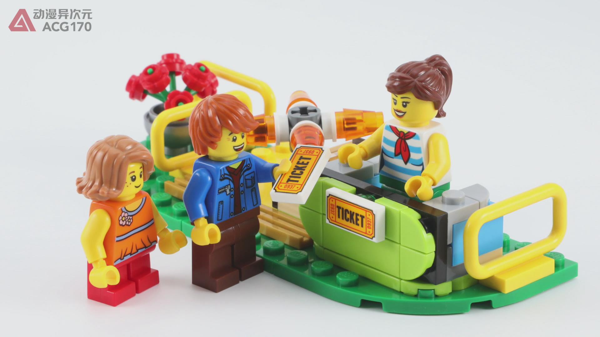 乐高积木创意百变31095游乐场旋转木马之摩天轮形态图文评测