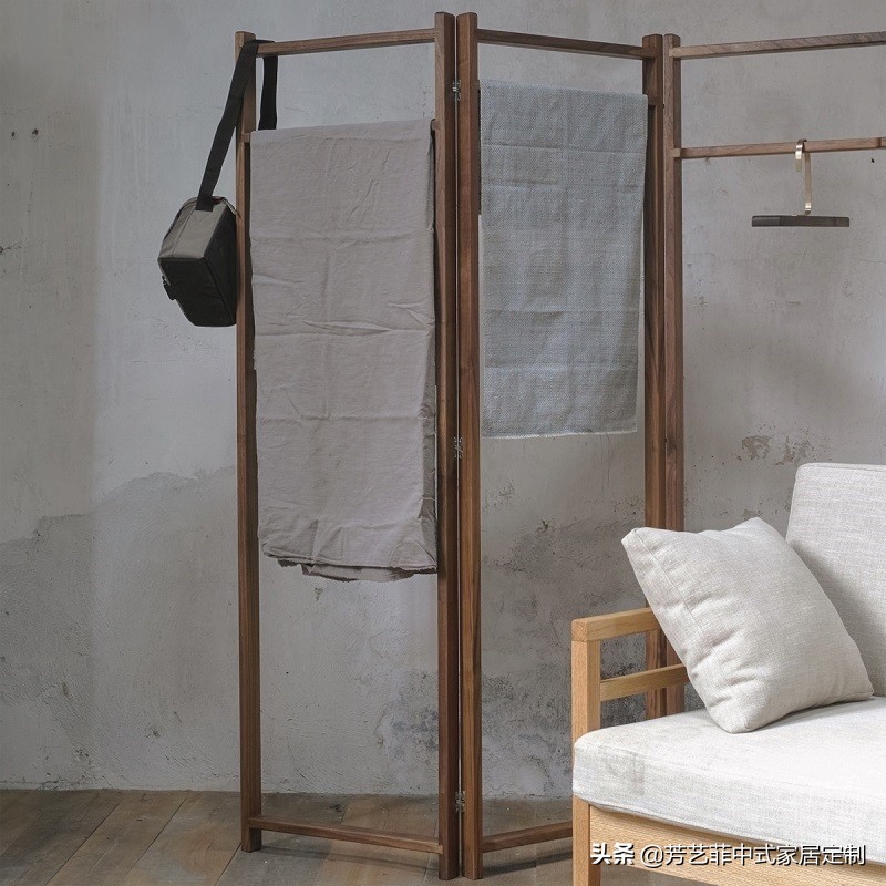 家居实木屏风,新中式实木屏风隔断