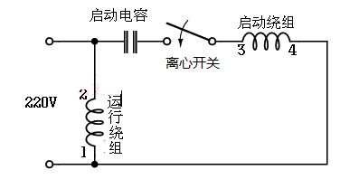 单相电机正反转接线图,电工入门教学单相电机