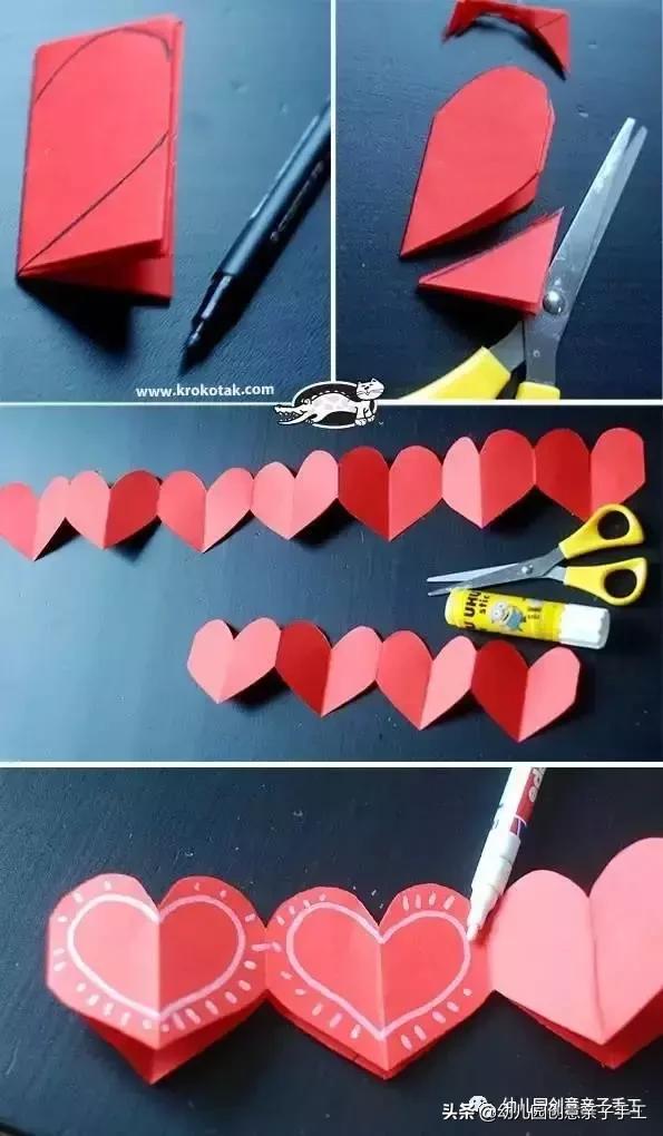 幼儿园手工制作小卡纸大全,圆形卡纸秘密