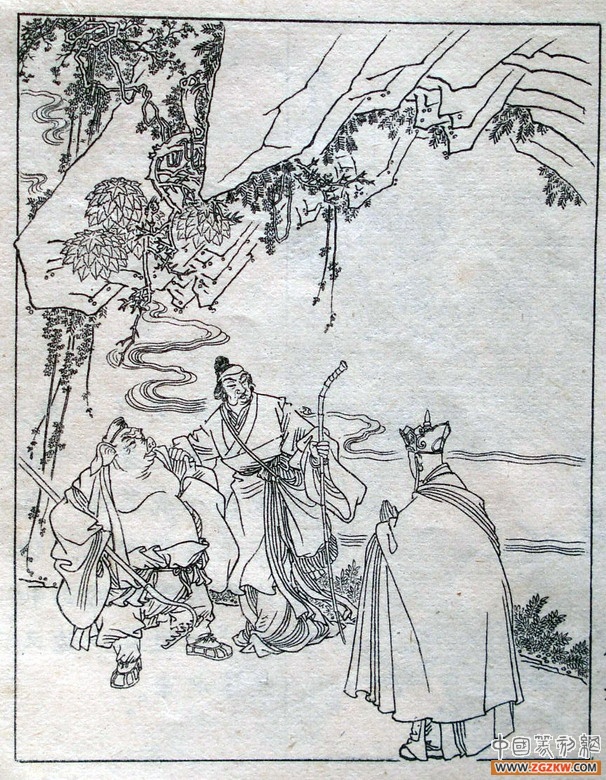 《西游记》之三打白骨精背景图,西游记三打白骨精文字版图文