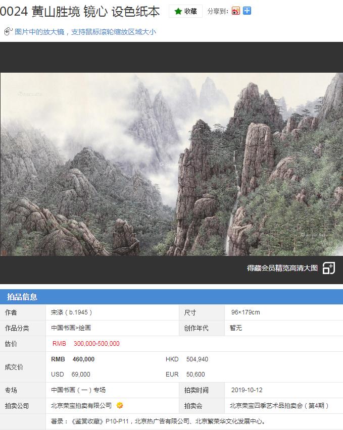 宋涤作品值钱吗,宋涤精品花鸟画