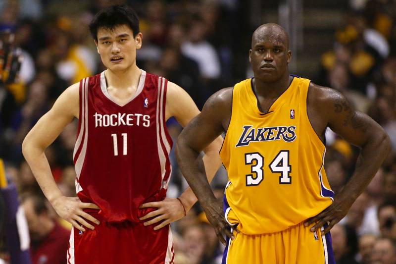 姚明对奥胖数据,21世纪前十中锋