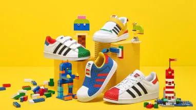 乐高阿迪达斯迷你贝壳鞋积木,乐高鞋子阿迪达斯