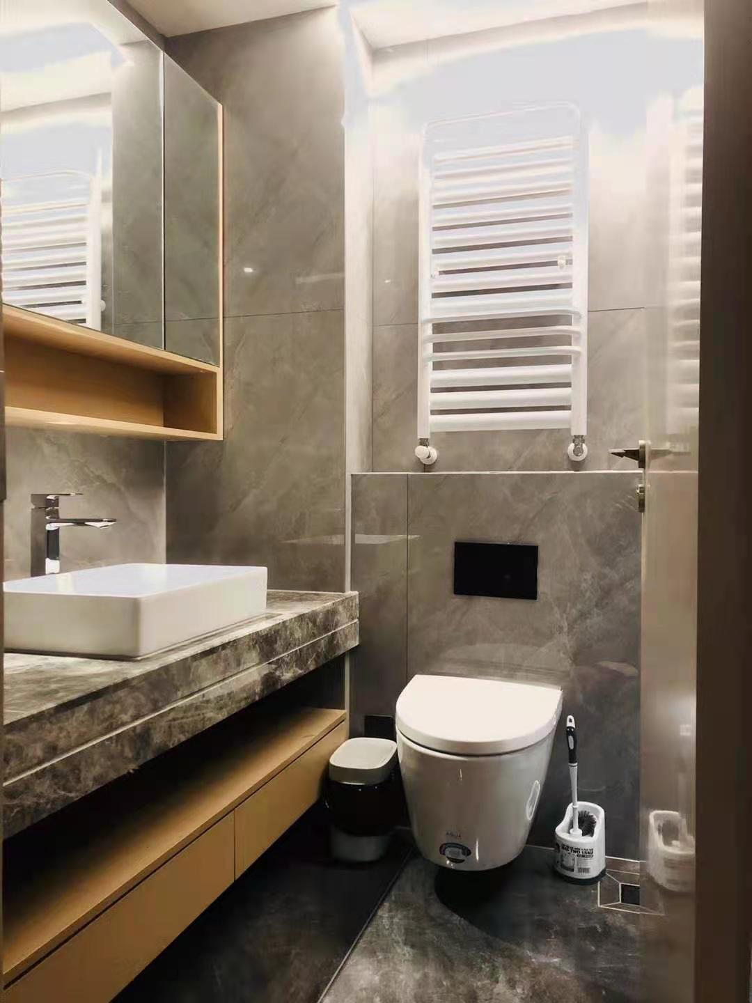 网红壁挂式马桶装修,壁挂智能马桶卫生间