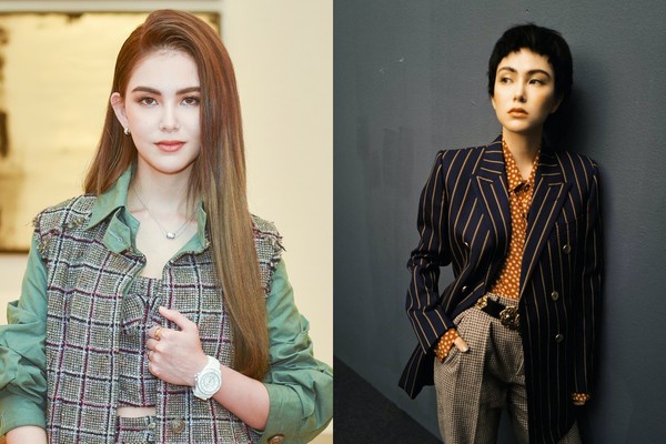 昆凌晒短发造型好酷炫,昆凌剪短发少女感十足