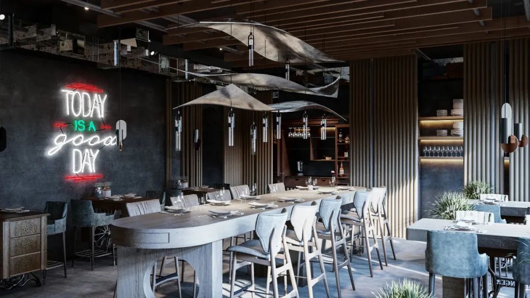 30大餐厅装修,30种餐厅效果图