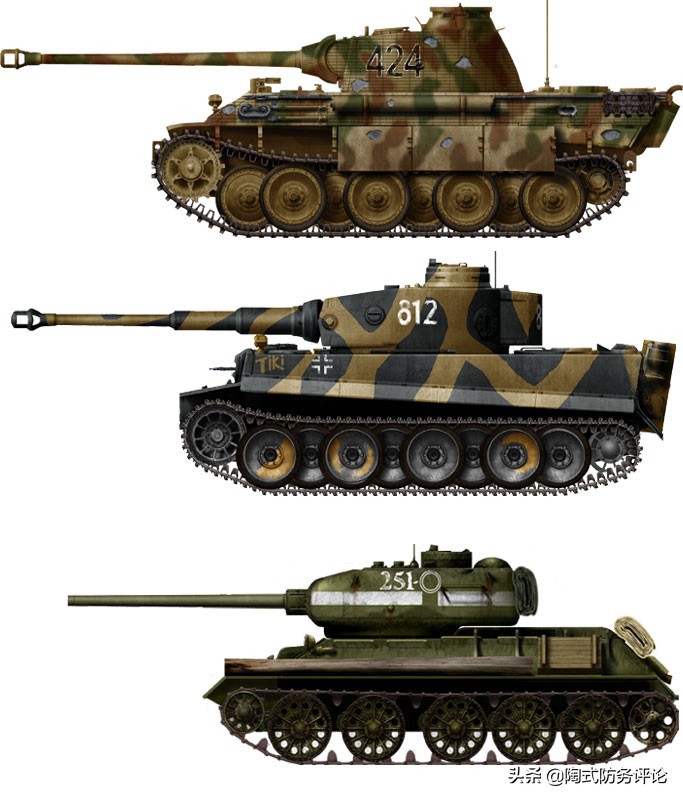 二战黑豹坦克有多高,黑豹坦克是二战中最好的中型坦克