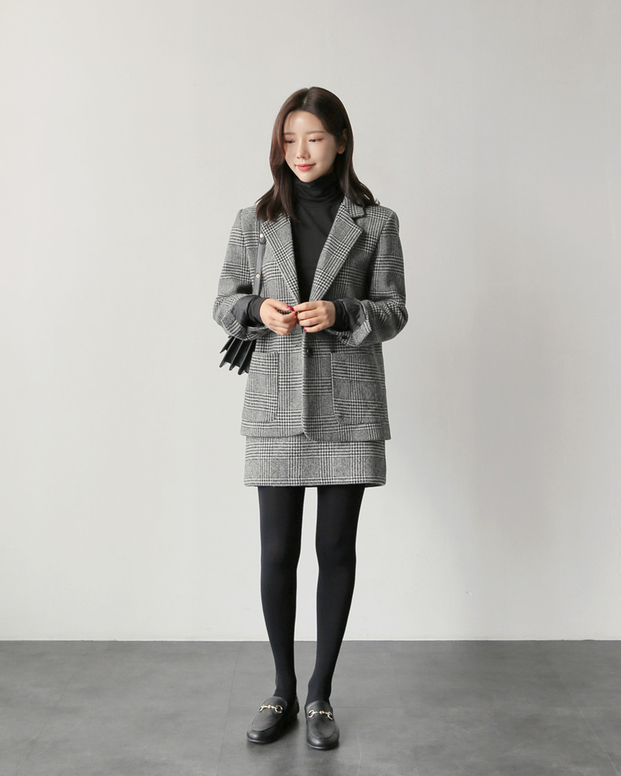 白领穿搭女冬季搭配,精致干练的秋冬季通勤穿搭示范