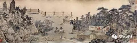 凰家园林,中国风庭院别墅绘画