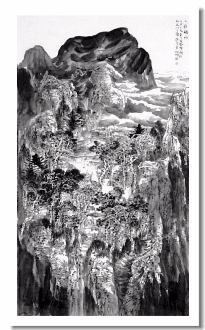 李向鸿山水画精品欣赏,李雁飞写意山水画