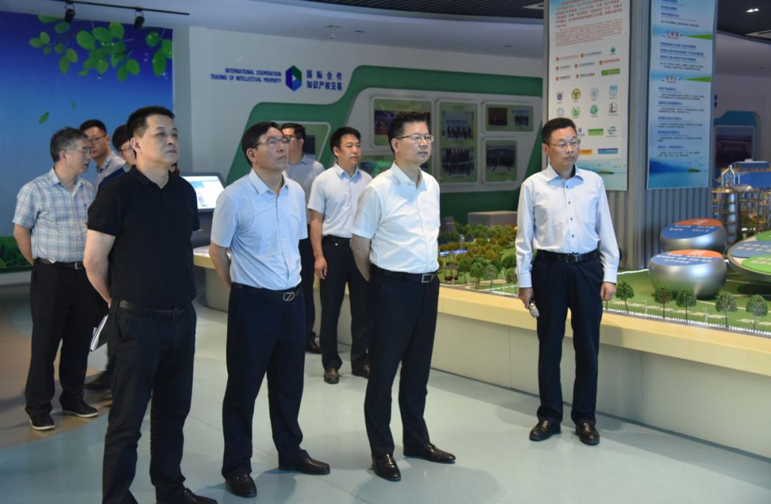 服务环保产业发展，钱锋局长调研中电环保股份有限公司