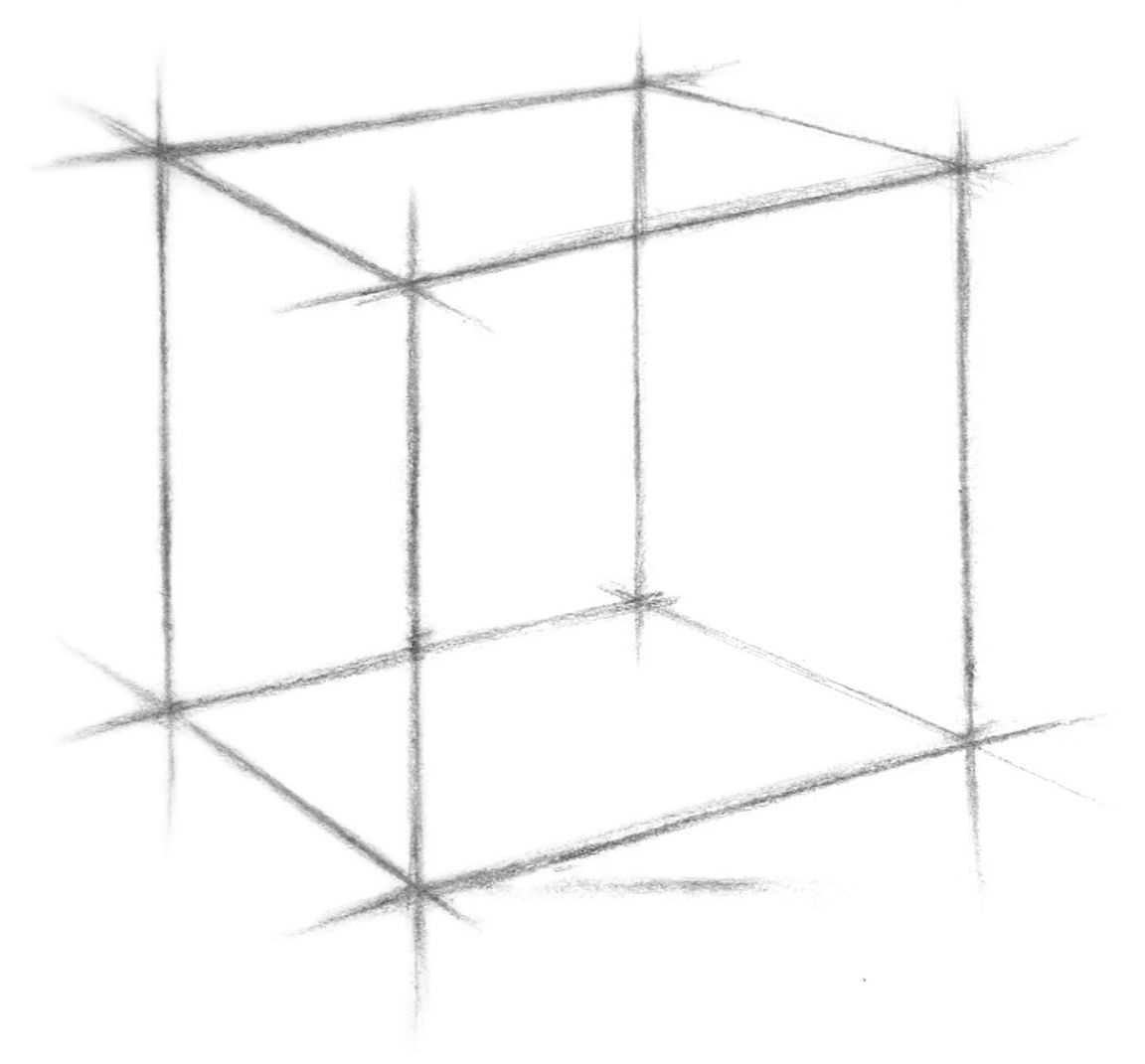 最简单的几何体素描画法步骤图片,如何画好素描几何体零基础