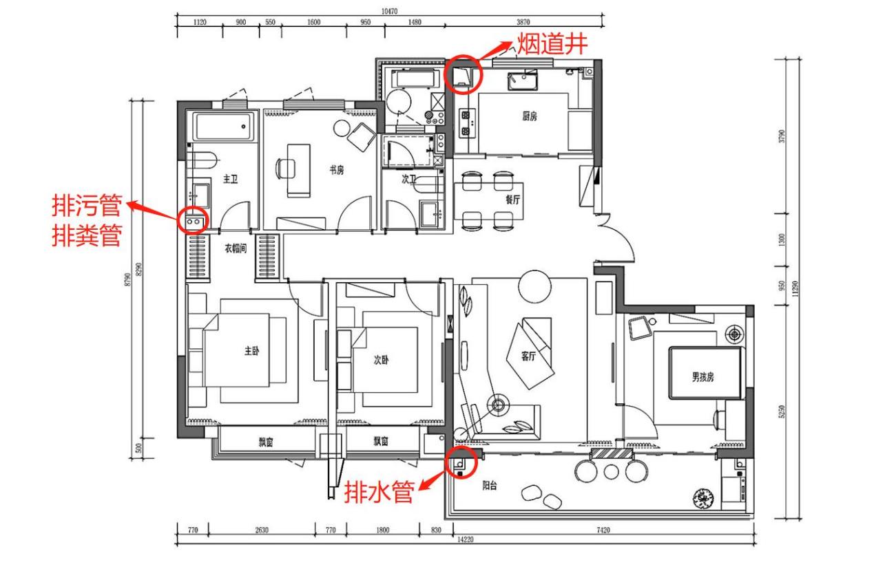装修房子看到设计图应该看哪些,看装修设计平面图应该注意什么