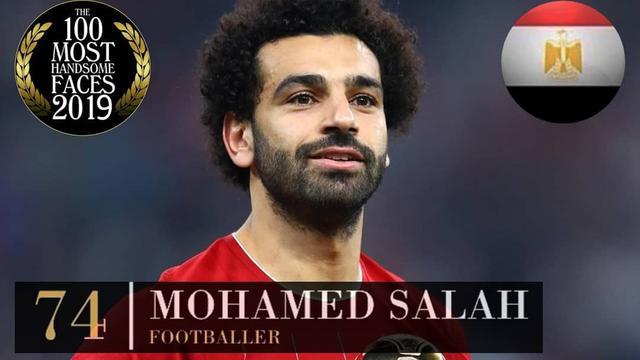 梅西c罗萨拉赫入榜,2022全球最帅100张面孔足球明星