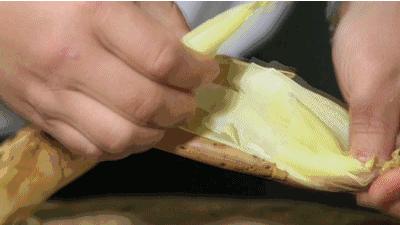 时令的嫩春笋口感爽脆鲜甜,立春的鲜笋图片