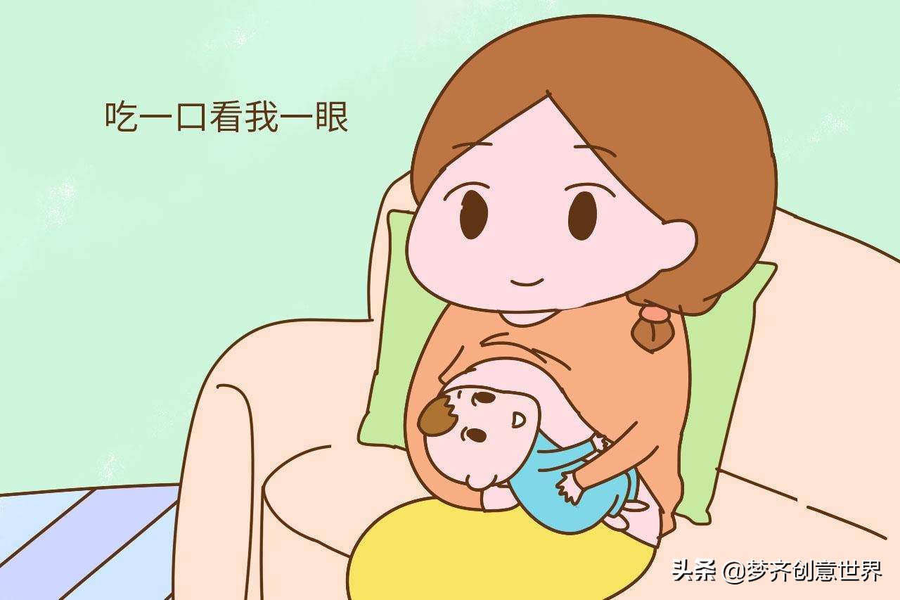 孩子不吃奶一吃就哭怎么回事,小孩吃奶睡着一拿开就哭