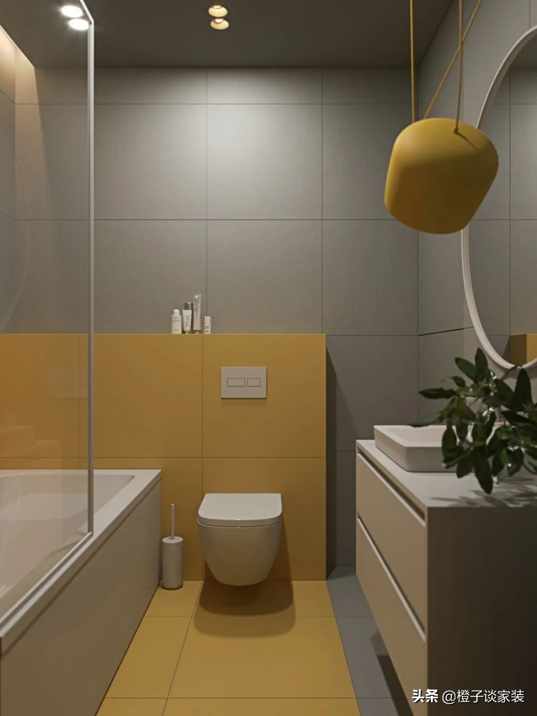 大面积卫生间装修效果图欣赏大全,13款卫生间装修效果图