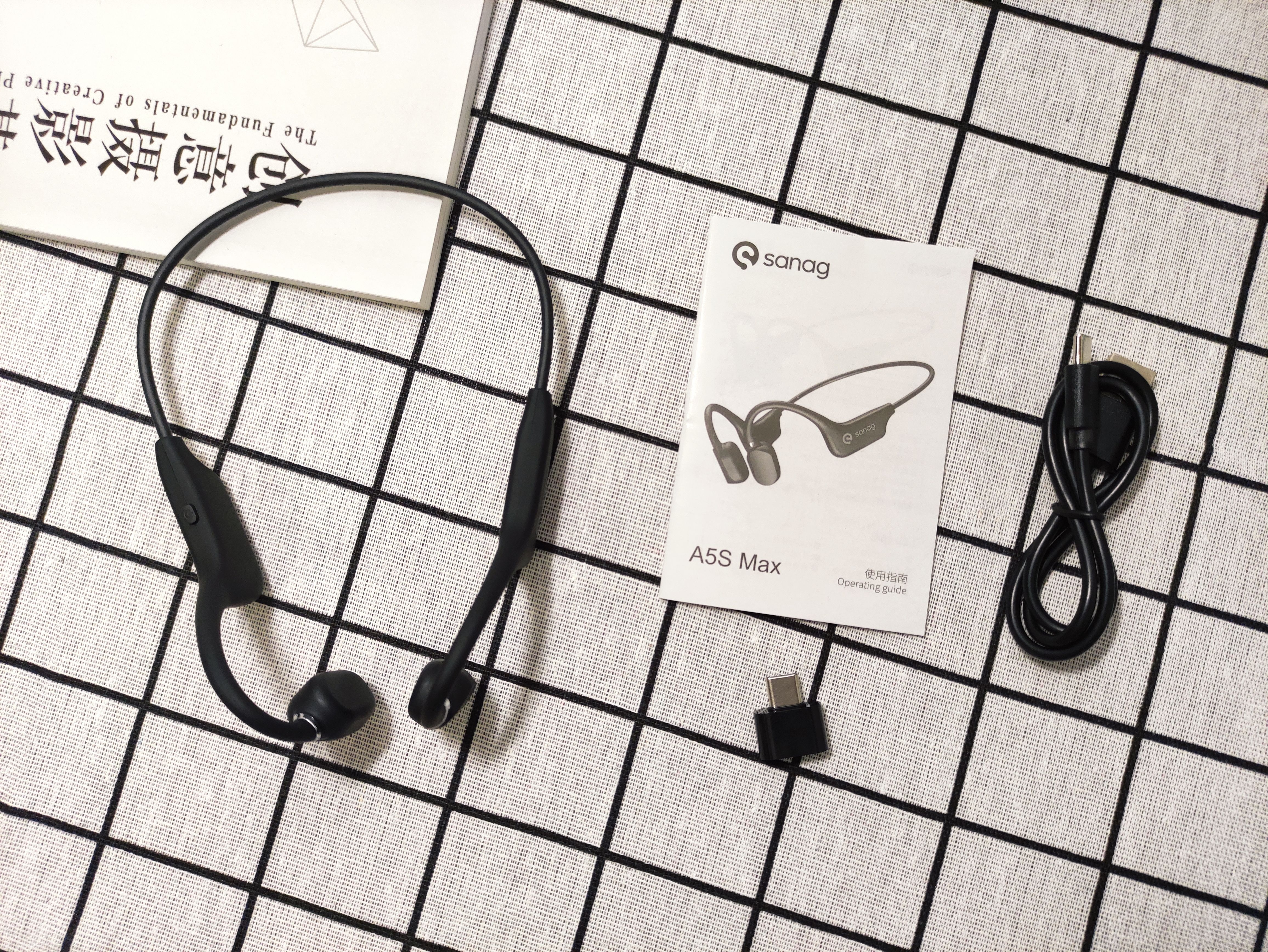 sanga骨传导耳机a5s评测,不入耳9d环绕音效蓝牙耳机