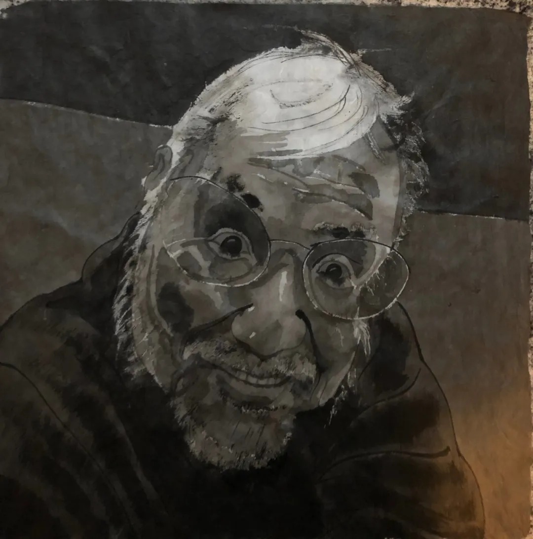 方增先水墨人物画作品欣赏图文,方力钧画自然风景