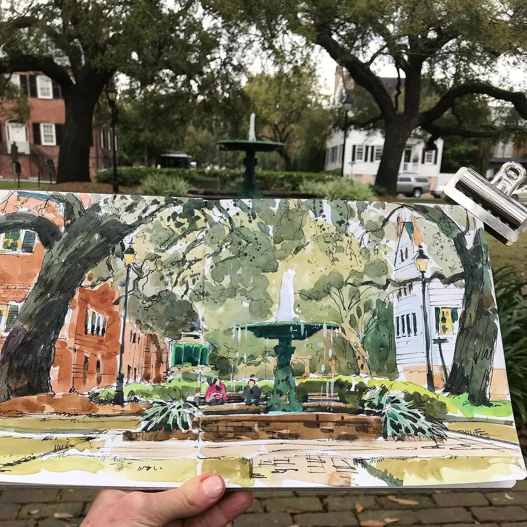 酣畅淋漓的水彩,酣畅淋漓水彩