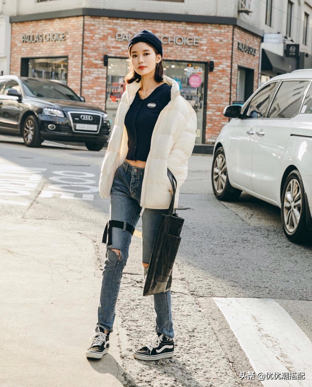 韩国显瘦显高显白服装搭配,30套最火的韩系穿搭简单又好穿