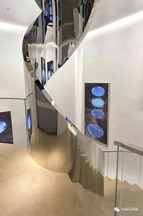 欣赏|全球奢侈品店最顶级大理石楼梯设计