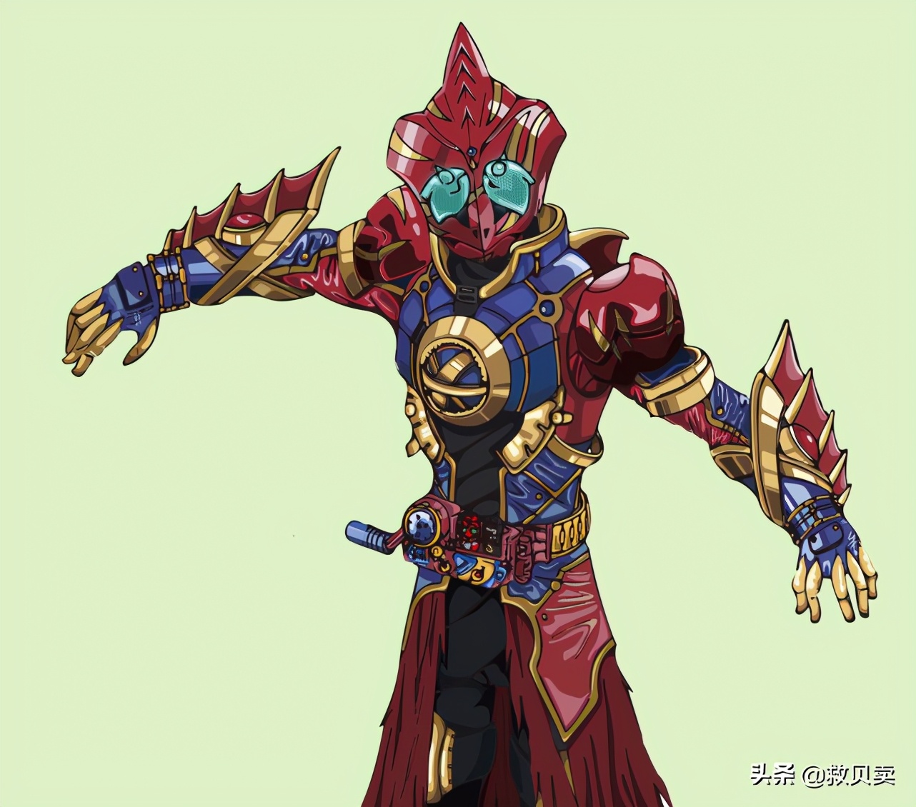 假面骑士zi-o同人图,假面骑士同人图设计