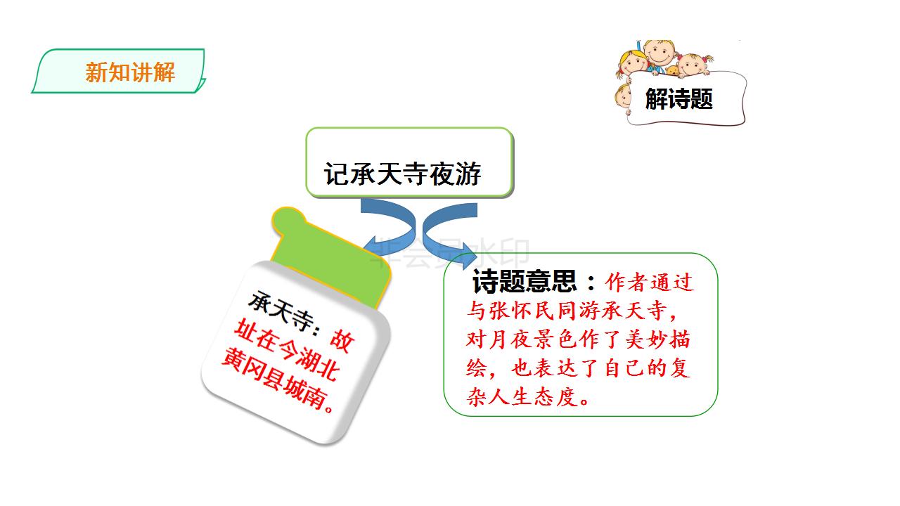 文言文记承天夜游和湖心亭看雪,记承天寺夜游公开课获奖教学实录