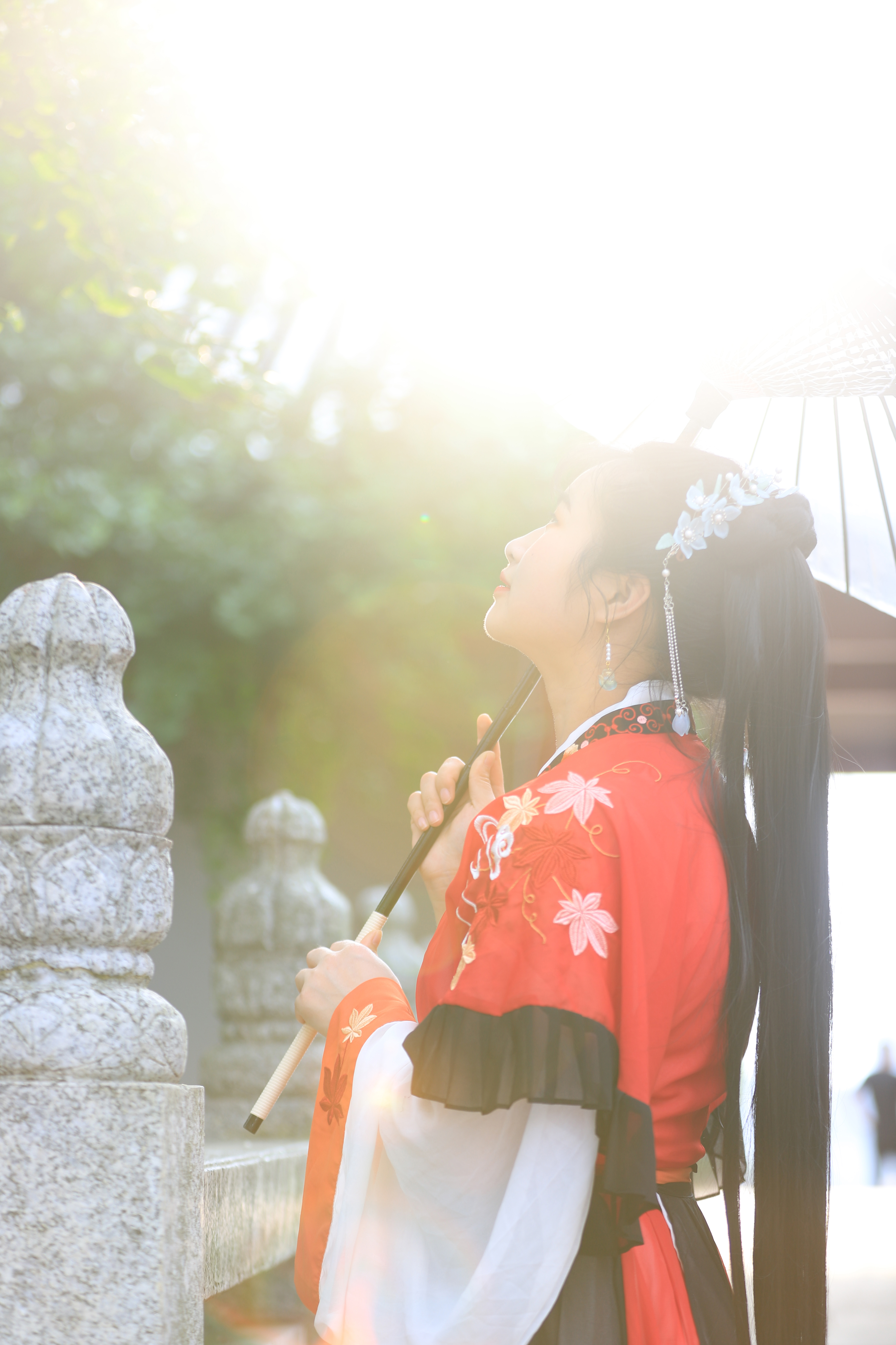 古风汉服小姐姐仙女风,古风摄影小仙女