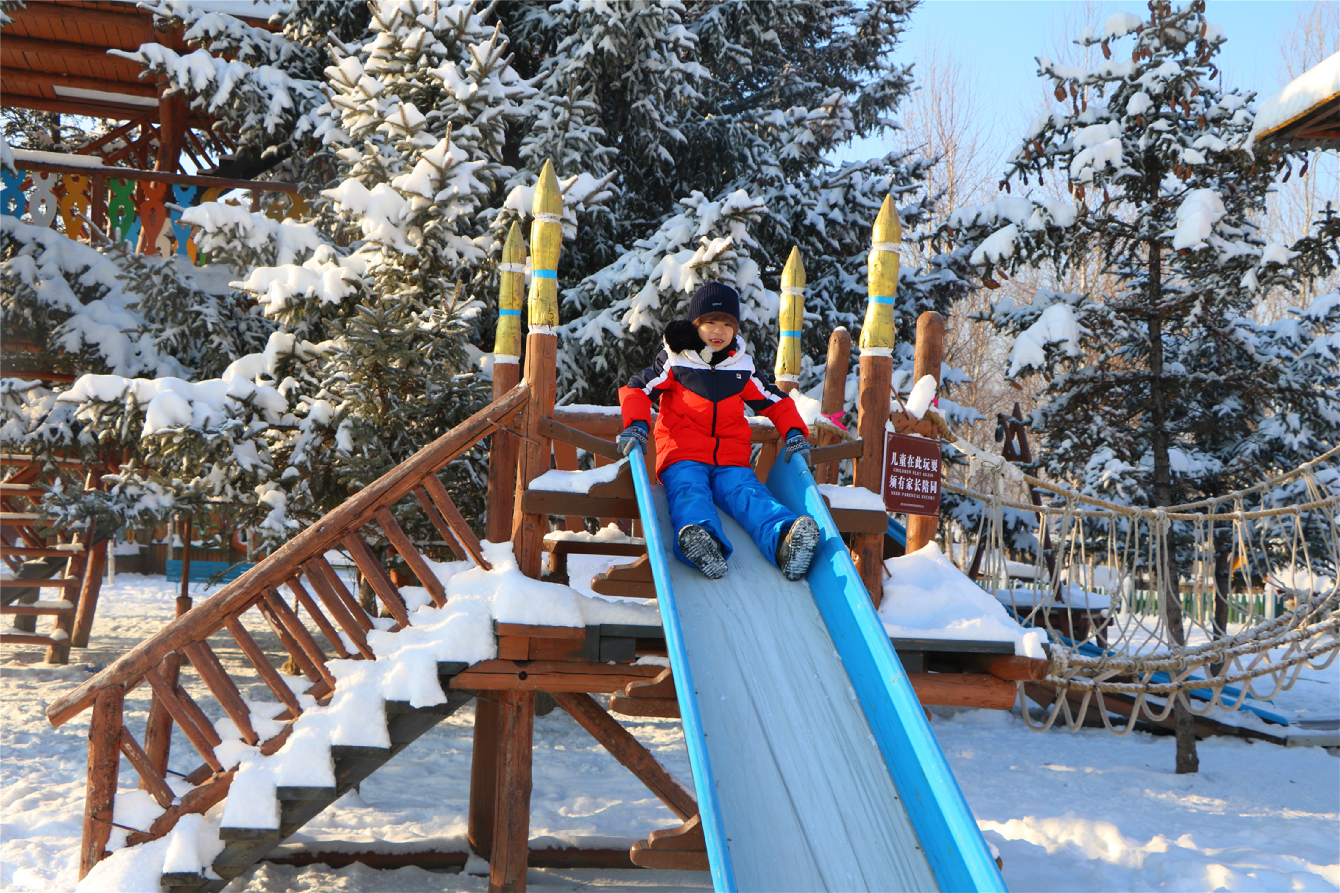 伏尔加庄园和俄罗斯风情小镇,伏尔加庄园浪漫的俄式冬季